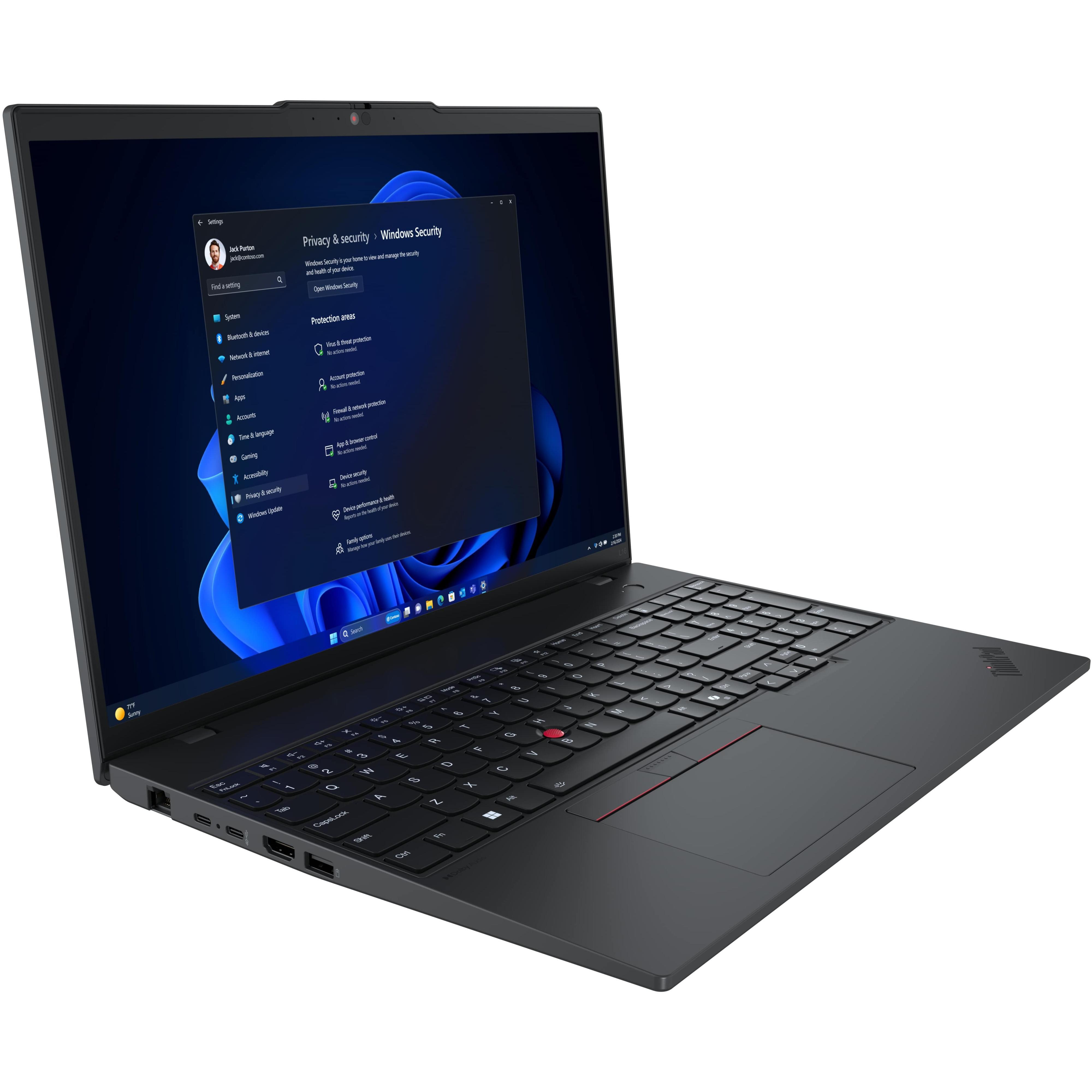 Ноутбук LENOVO ThinkPad L16 (21L4S7UF00)фото1