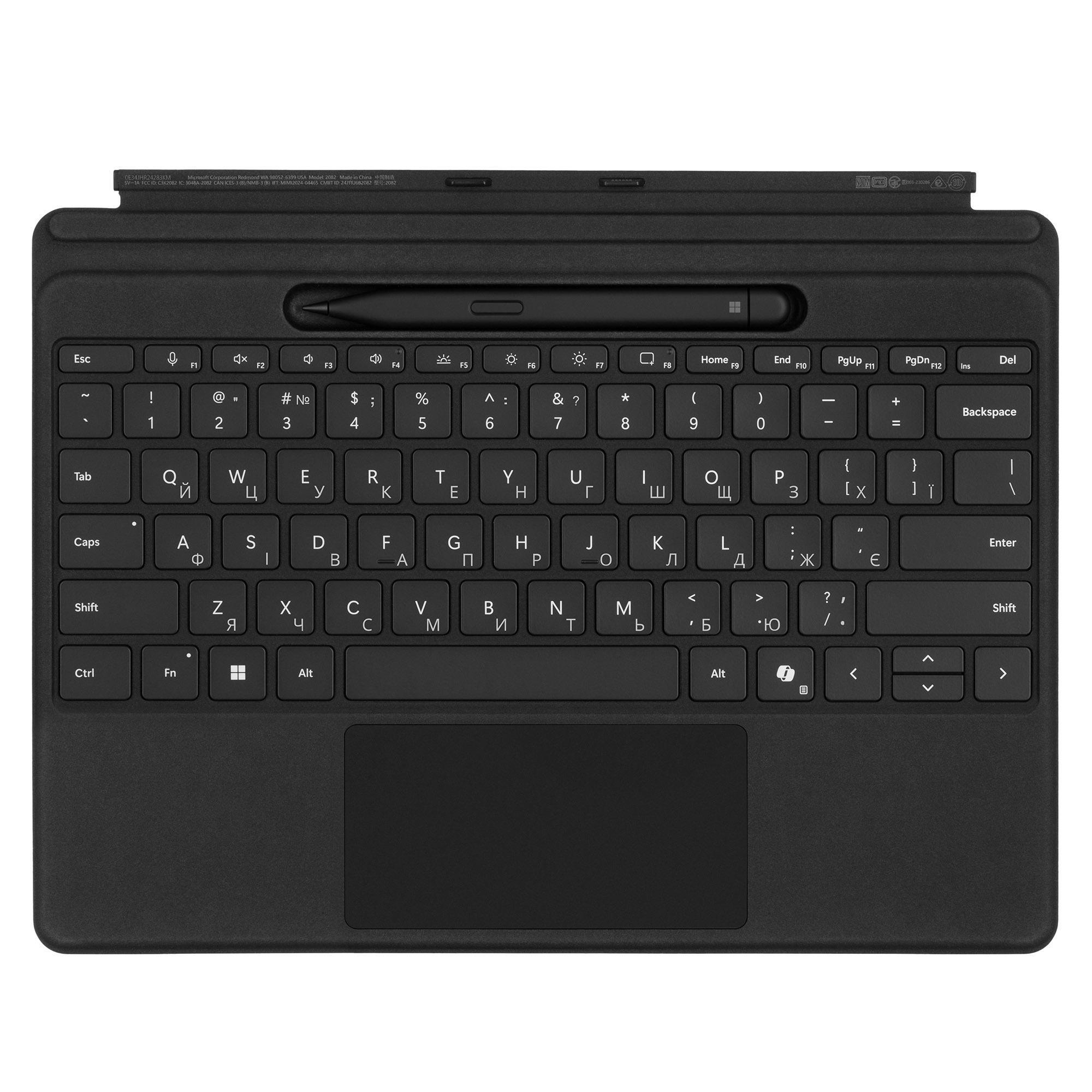 Клавіатура зі стілусом Microsoft Surface Pro 8 - 11 UKR/ENG (Y8U-00001)фото1
