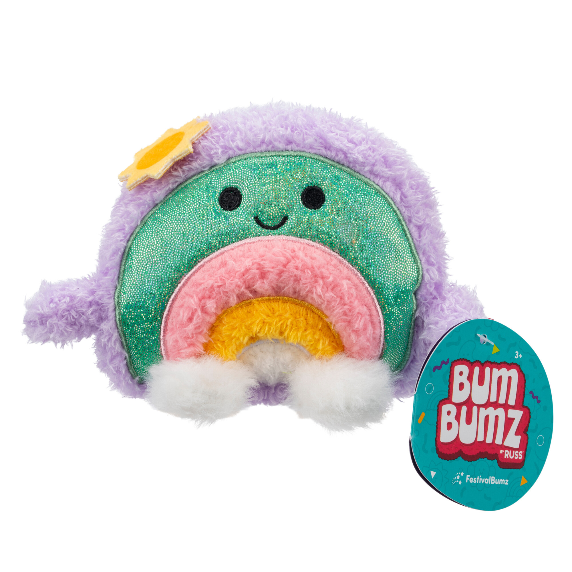 М'яка ігрaшка BumBumz FestivalBumz Веселка Рорі, 11см (RBBZ01037)фото1