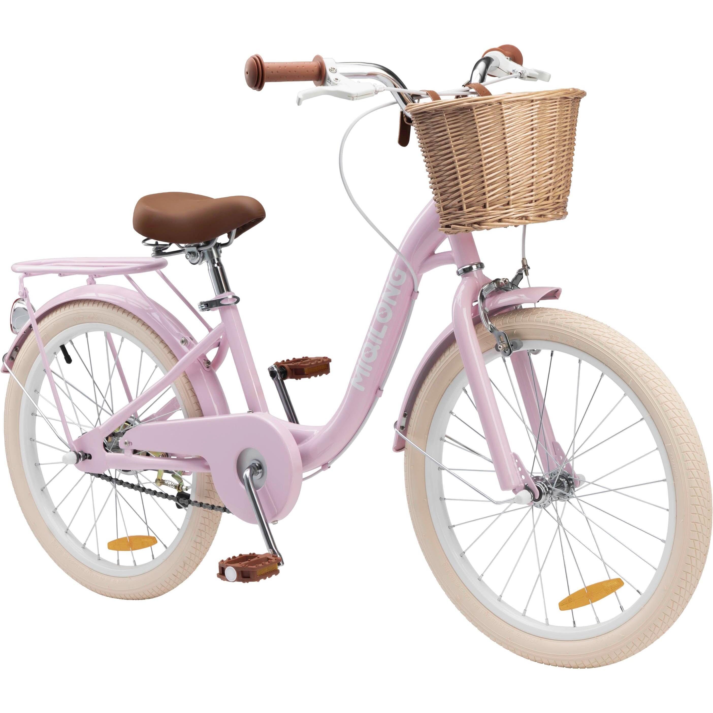 Дитячий велосипед Miqilong LS 20" рожевий (RBB-LS20-PINK)фото1