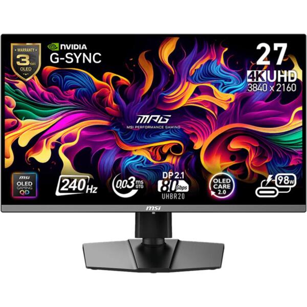 

Монитор 26.5" MSI MPG 272URX (9S6-3CD79A-015)
