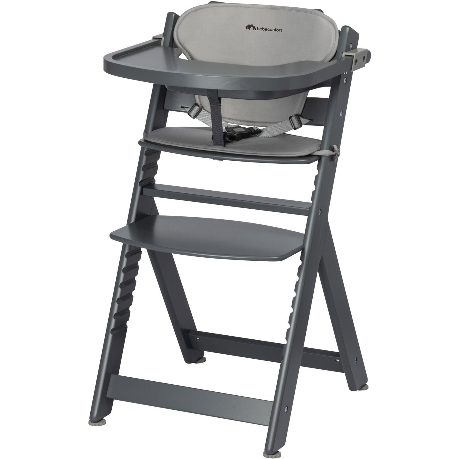 Стільчик для годування з вкладишем Bebe Confort Timba Grey Mist (2771440210)