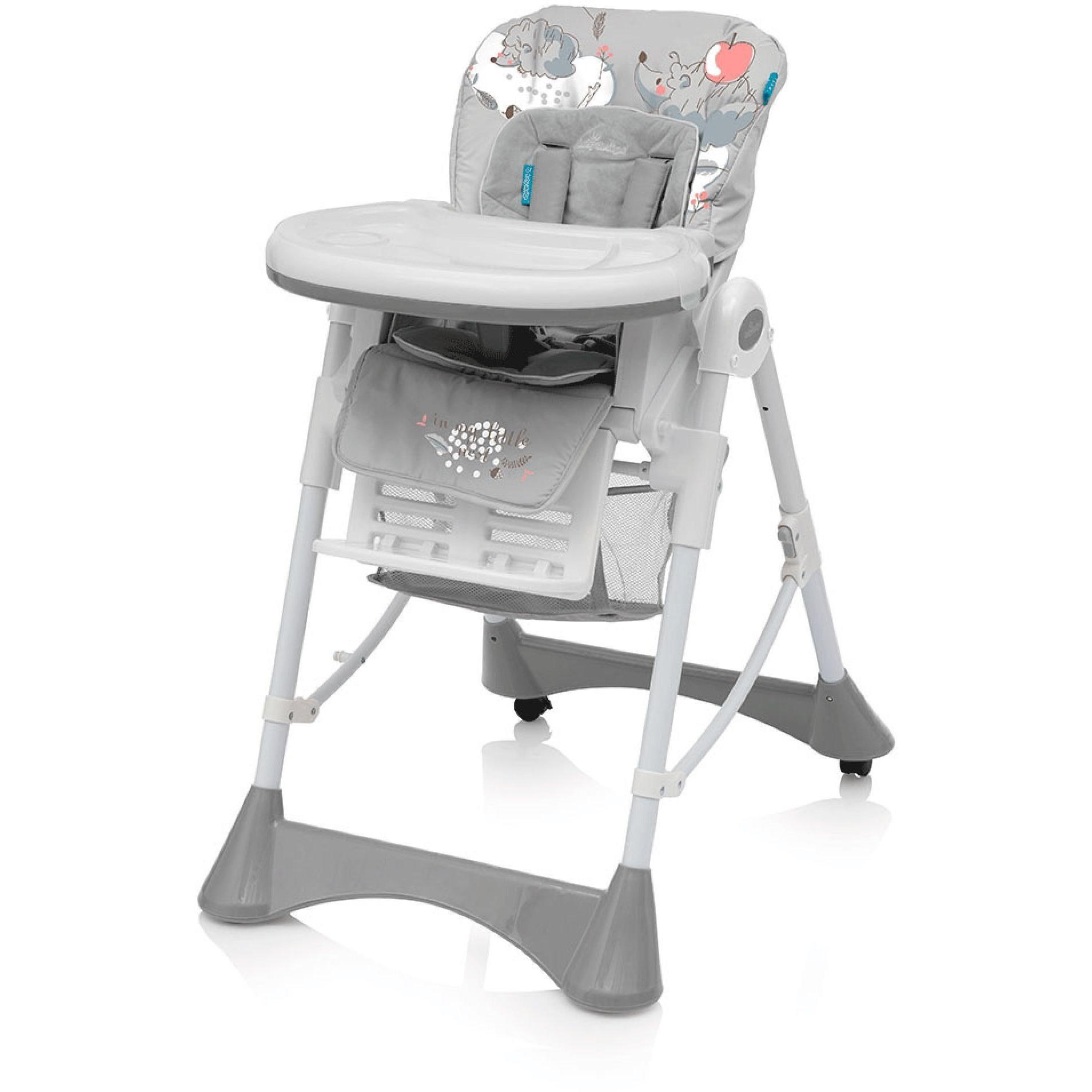Стільчик для годування Baby Design Pepe New 07 GRAY (292170)фото1