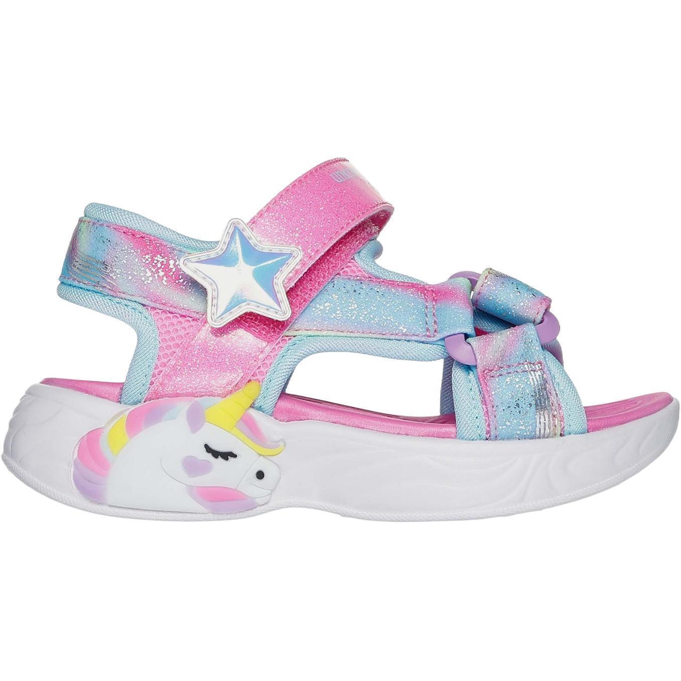 Сандалі для дівчат Skechers Unicorn Dreams Sandal Dreamy Unicorns 303107N PKMT 24 (8 US) рожевіфото1
