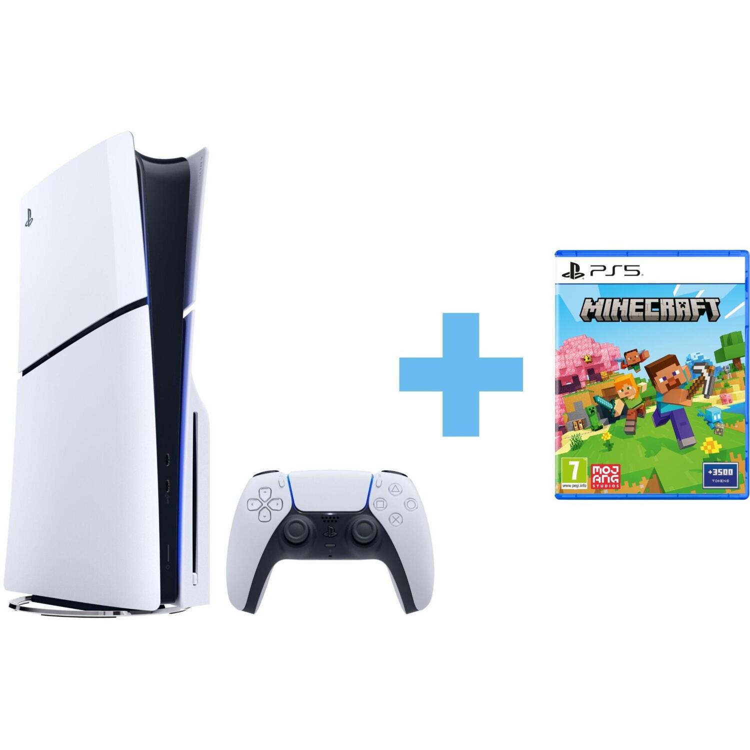 Ігрова консоль PlayStation 5 Slim + гра Minecraftфото