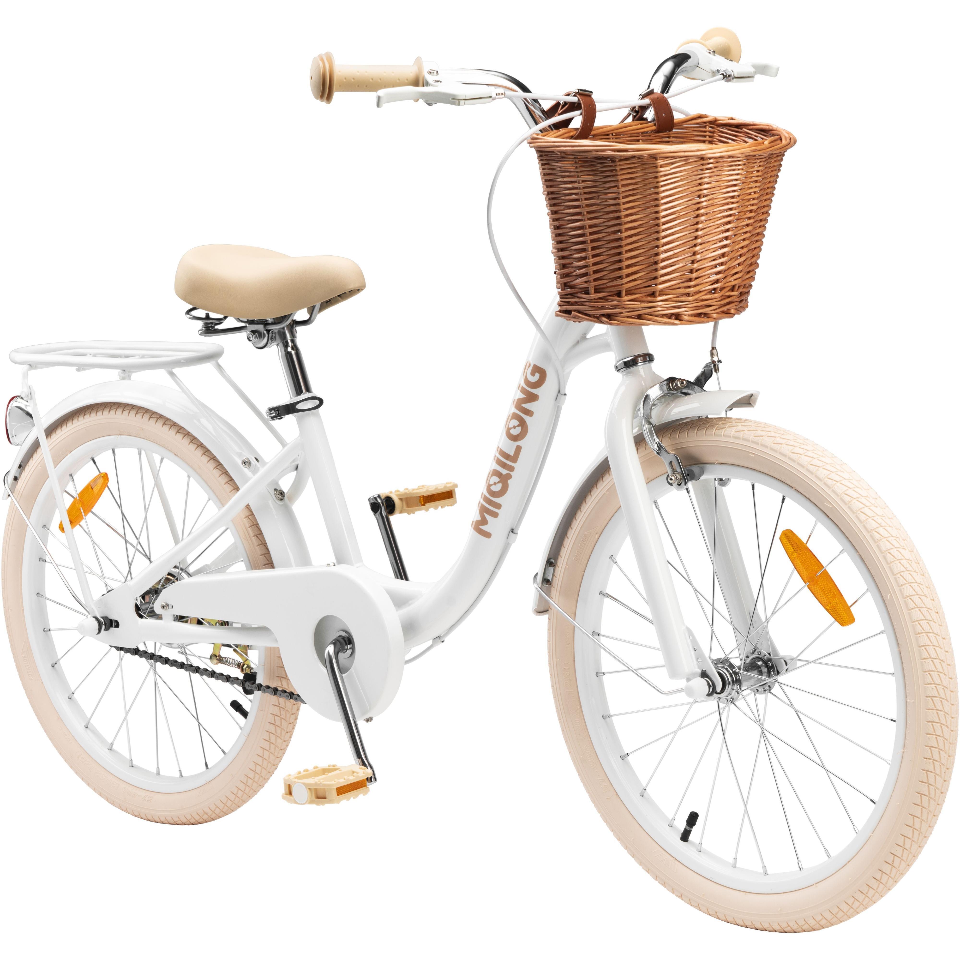 Детский велосипед Miqilong LS 20" белый (RBB-LS20-PEARL) фото 1