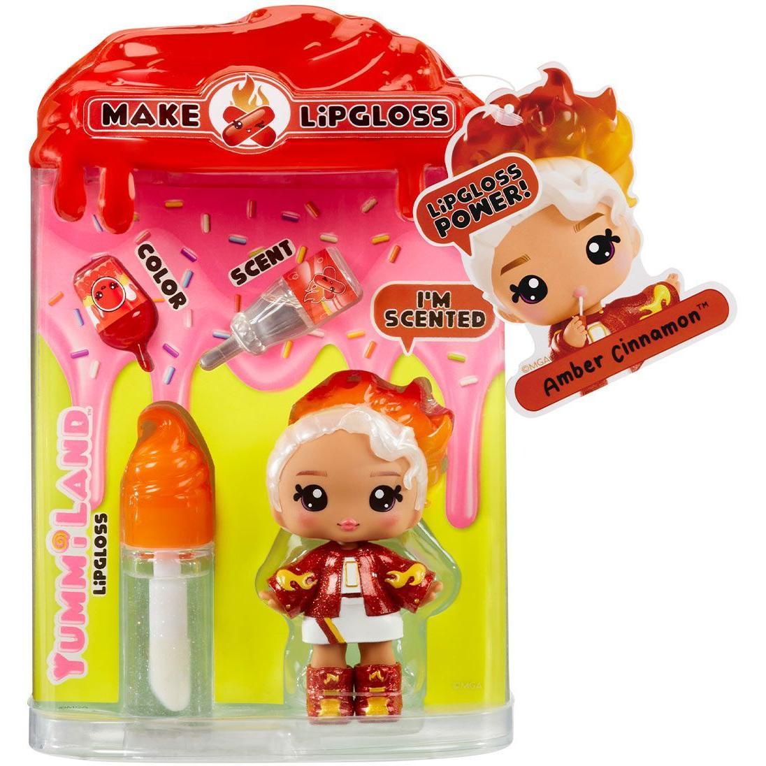 Игровой набор с куклой и блеском для губ Yummiland S2 Корица Амбер (525615) фото