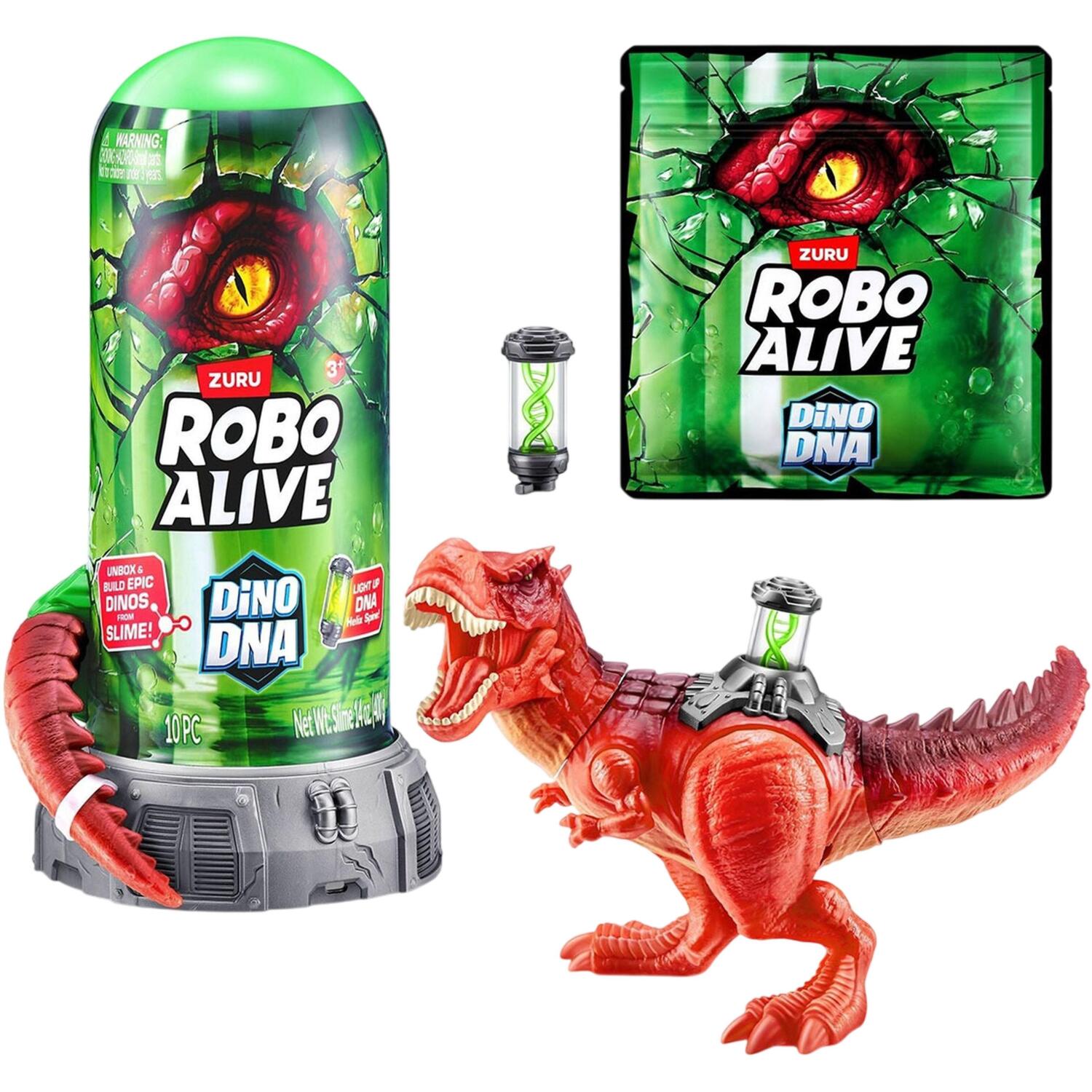 Интерактивный игровой набор Robo Alive S1 Днк Тиранозавра (71139A) фото