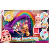 Игровой набор с куклой Rainbow High серии "Littles" Праздник в Басейне (с акс.) (522249)