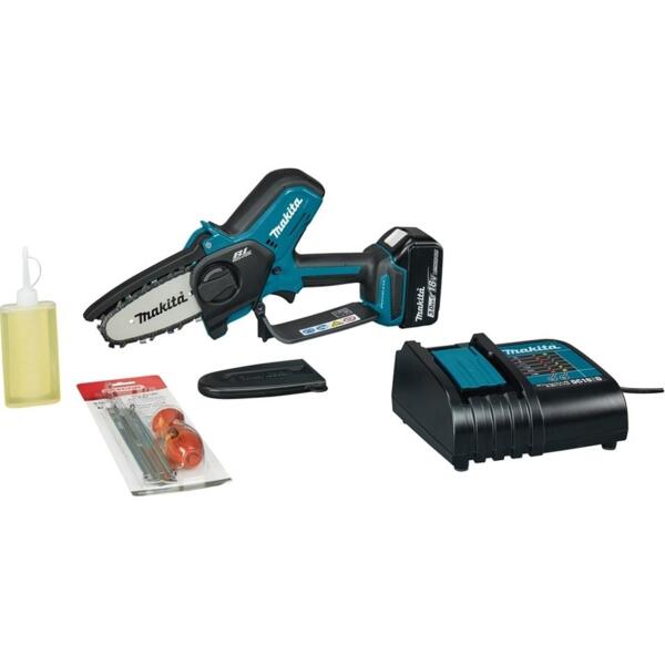 

Пила цепная аккумуляторная Makita LXT DUC101SF 18В (DUC101SF)