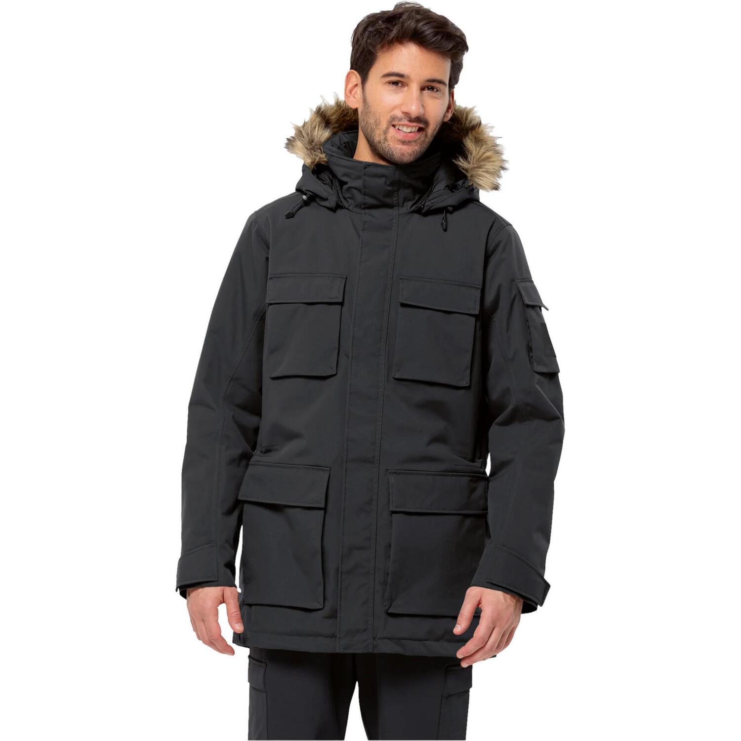 Парка мужская Jack Wolfskin Glacier Canyon Parka 1107674_6000 48 S черная