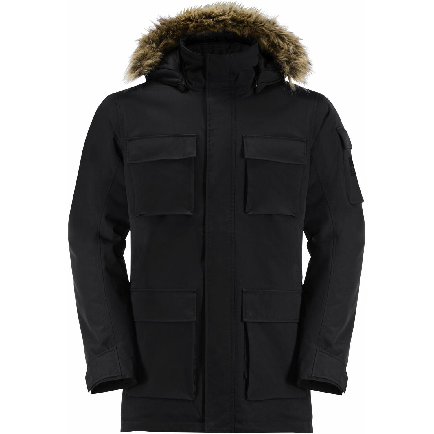 Парка мужская Jack Wolfskin Glacier Canyon Parka 1107674_6000 56 XL черная фото