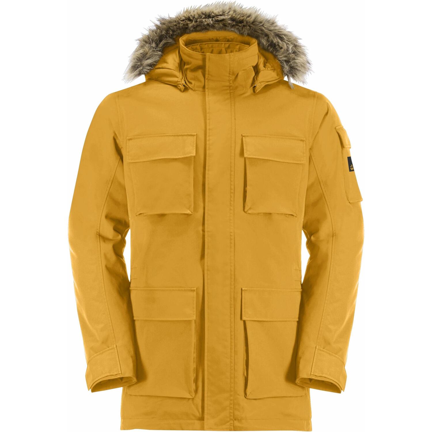 Парка мужская Jack Wolfskin Glacier Canyon Parka 1107674_M0042 50-52 L горчичная фото