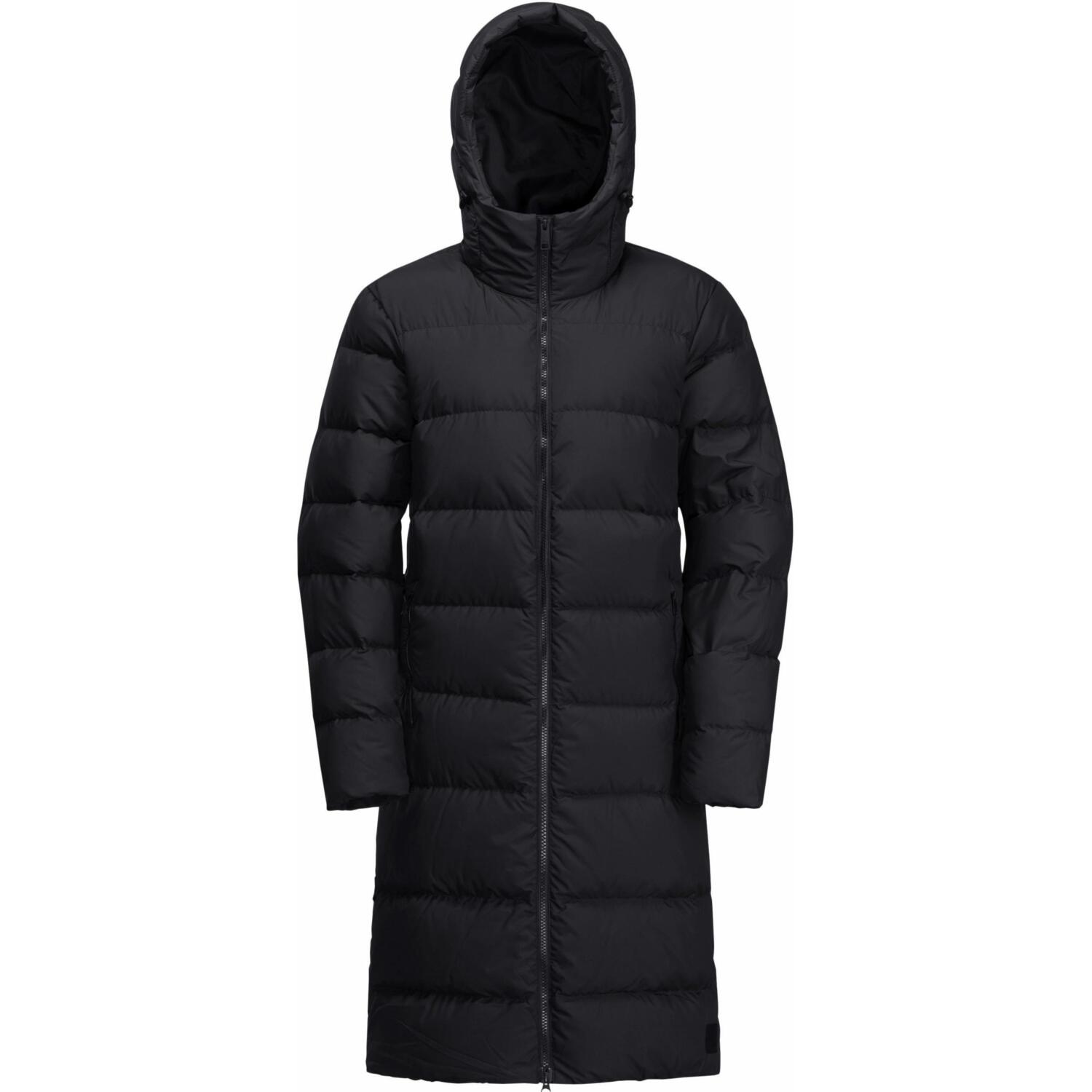 Полупальто пуховое женское Jack Wolfskin Frozen Palace Coat W 1204133_6350 34 S темно-серое фото