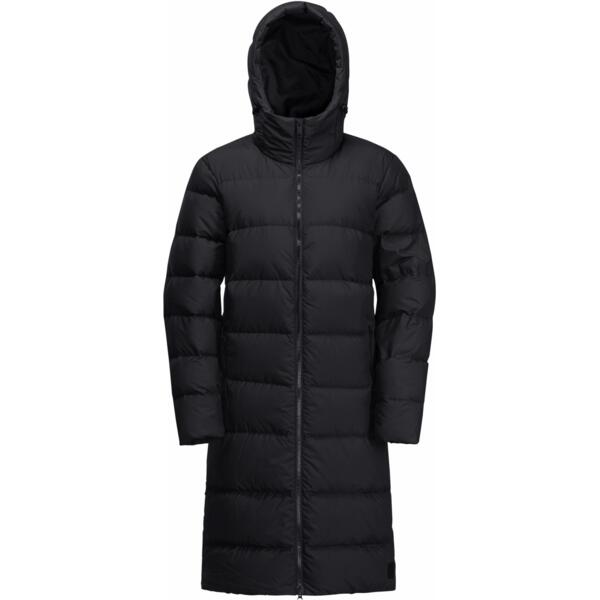 

Полупальто пуховое женское Jack Wolfskin Frozen Palace Coat W 1204133_6350 34 S темно-серое