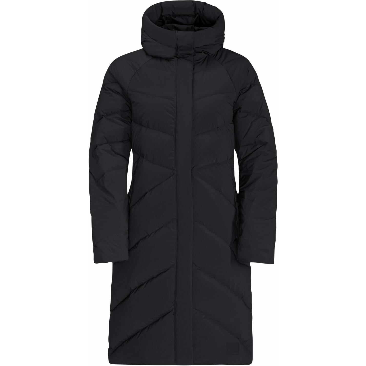 Полупальто пуховое женское Jack Wolfskin Marienplatz Coat W 1206971_6350 42-44 L темно-серое фото