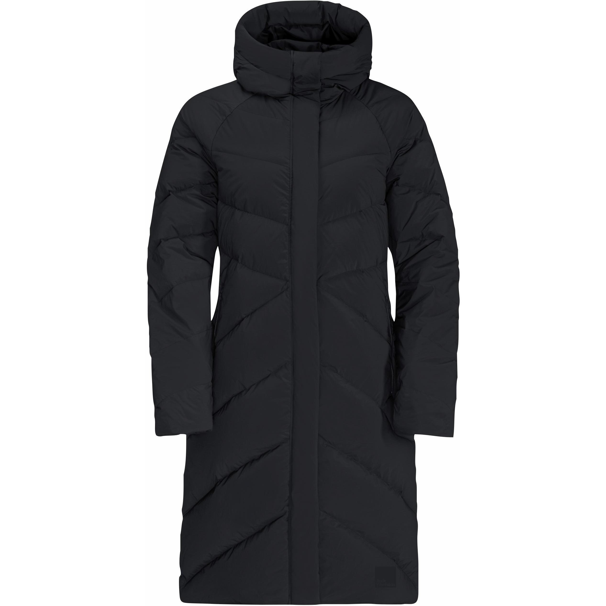Полупальто пуховое женское Jack Wolfskin Marienplatz Coat W 1206971_6350 38-40 M темно-серое фото 1