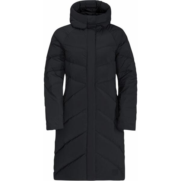 Полупальто пуховое женское Jack Wolfskin Marienplatz Coat W 1206971_6350 46 XL темно-серое