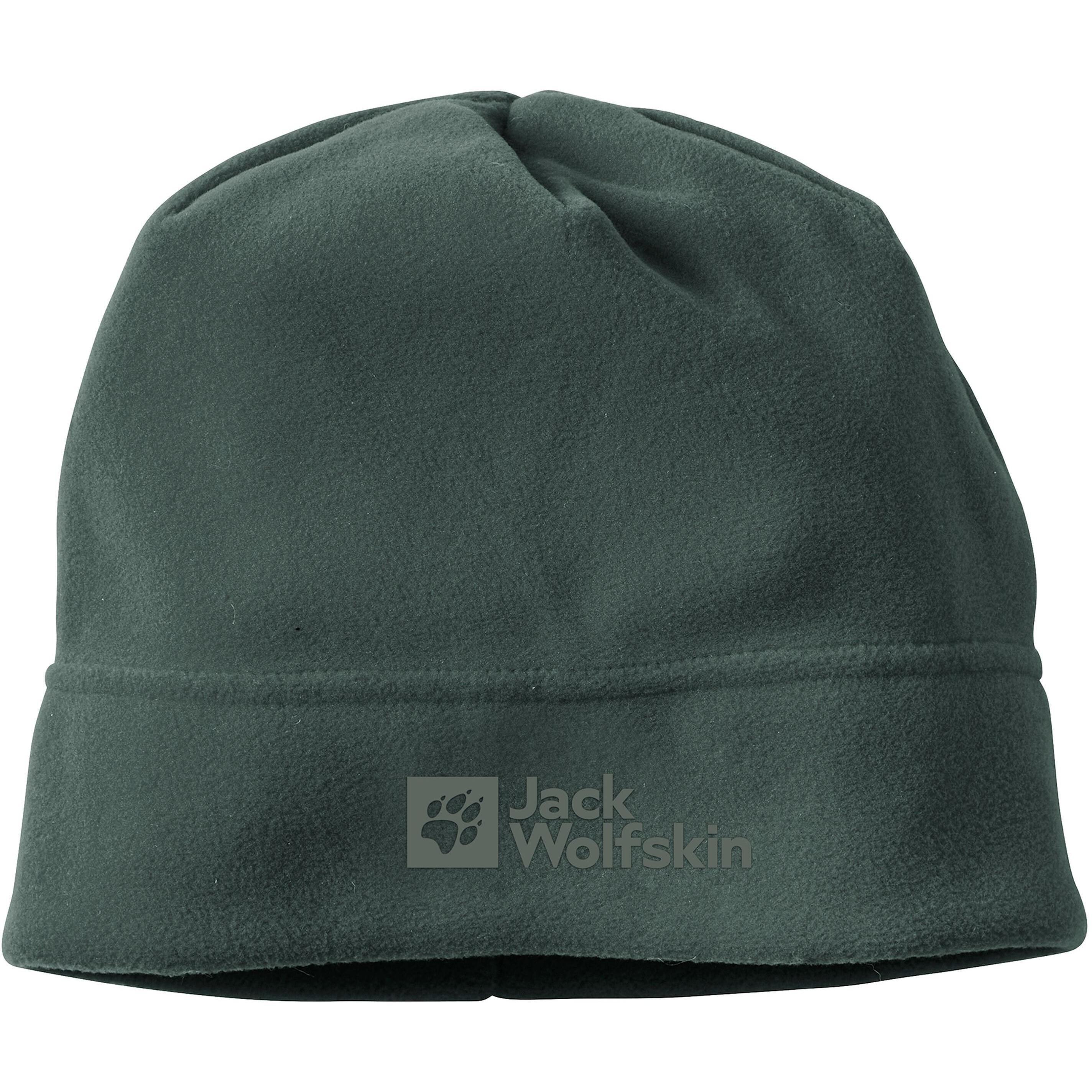 Шапка Jack Wolfskin Real Stuff Beanie 1909852_4161 OS темно-зеленая фото 1