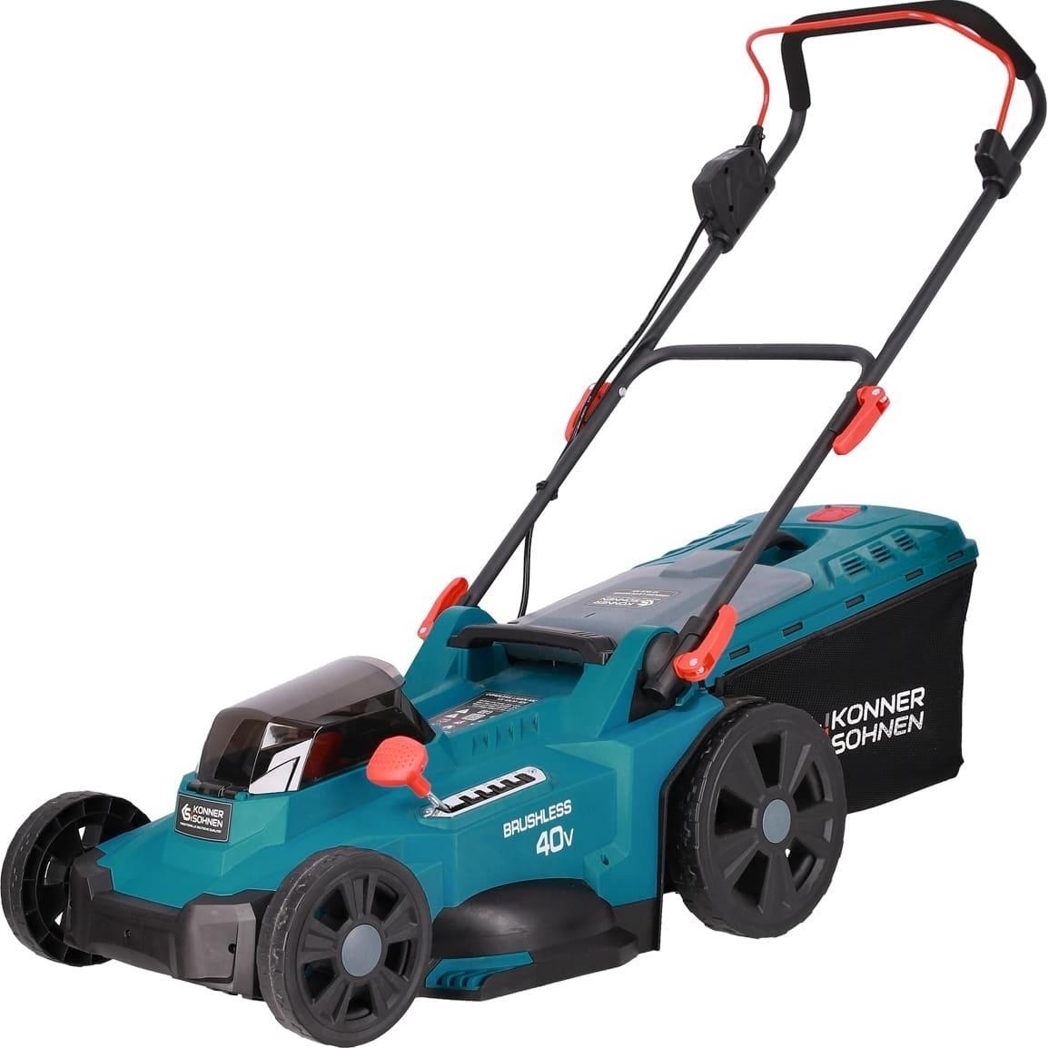 Газонокосарка акумуляторна Konner&Sohnen KS 43LM-40V 40В (без АКБ и ЗУ), (KS43LM-40V)фото1