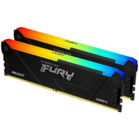 Память ПК Kingston DDR4 32GB KIT (16GBx2) 3600 FURY Beast RGB (KF436C18BB2AK2/32)