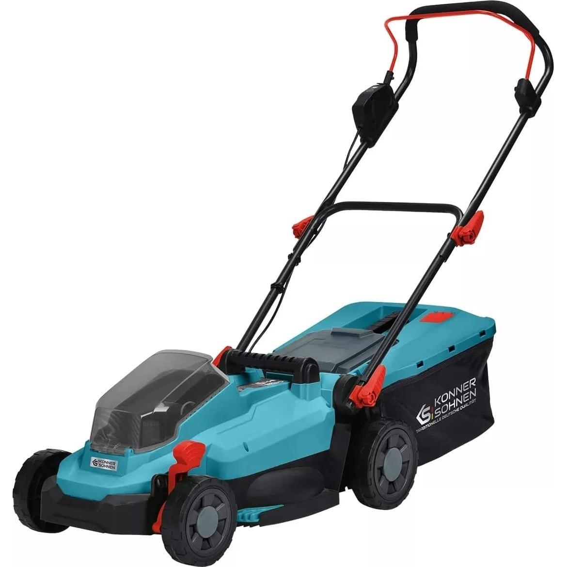 Газонокосарка акумуляторна Konner&Sohnen KS 33LM-20V 20В (без АКБ та ЗП), (KS33LM-20V)фото1