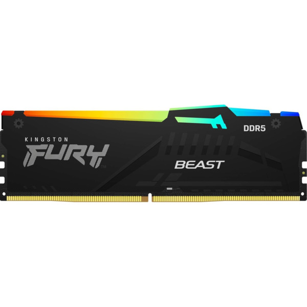 

Память ПК Kingston DDR5 8GB 5200 FURY Beast RGB (KF552C40BBA-8)