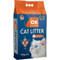 Наполнитель для кошачьего туалета Akcat Compact Cat Litter натуральный бентонитовый 10кг/11,8л
