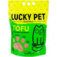Наполнитель для кошачьего туалета Lucky Pet из тофа с ароматом лаванды 2,6кг/6л.