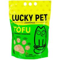 Наполнитель для кошачьего туалета Lucky Pet из тофа с ароматом персика 2,6кг/6л.