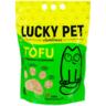 Наполнитель для кошачьего туалета Lucky Pet из тофа с ароматом персика 2,6кг/6л.