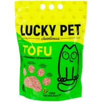 Наполнитель для кошачьего туалета Lucky Pet из тофа с ароматом клубники 2,6кг/6л.