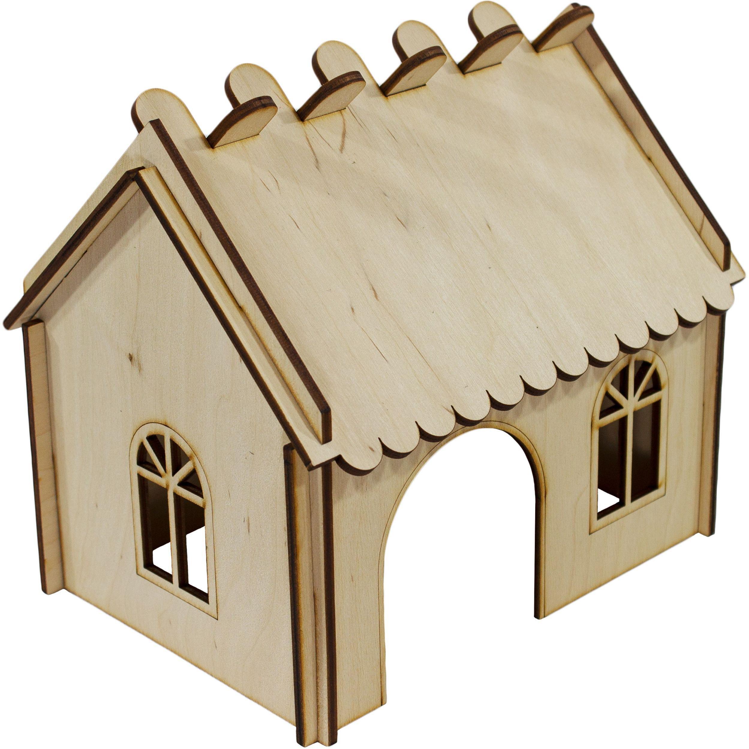 Дом для грызунов Lucky Pet №107 20x15x18см для крыс, морских свинок фото 1