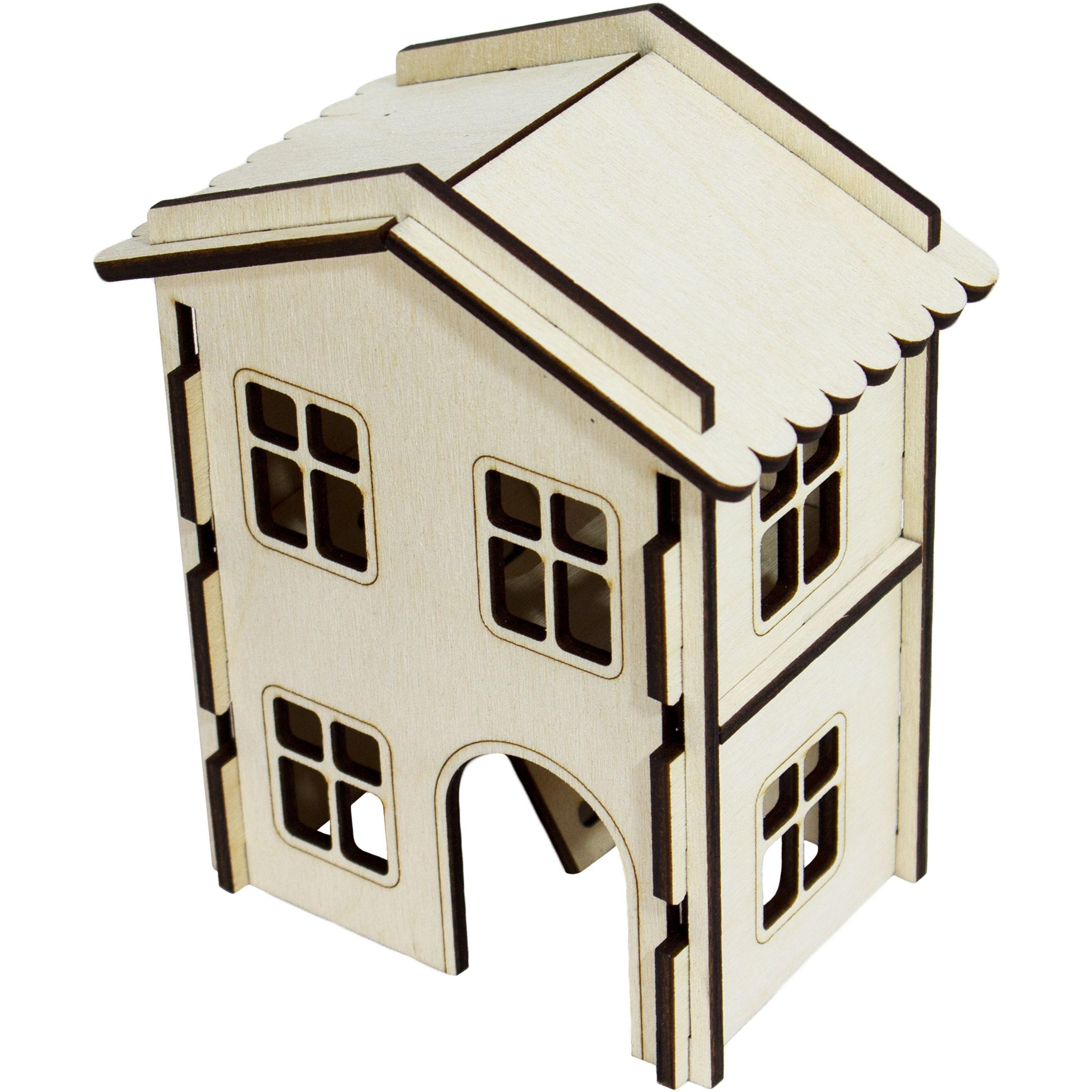 Будинок для гризунів Lucky Pet №109 13x8x16см для хом'яків, пацюків та декоративних мишейфото1