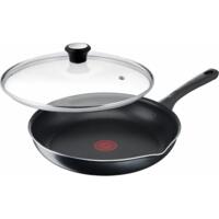 Сковорода с крышкой Tefal Day by Day, 20см, черный (B5580223UA)