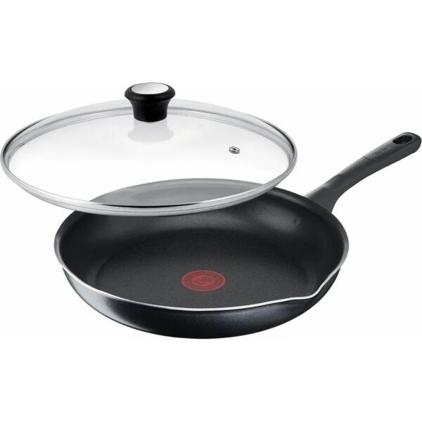 

Сковорода с крышкой Tefal Day by Day, 20см, черный (B5580223UA)