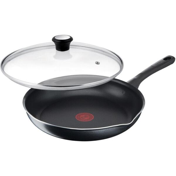 

Сковорода с крышкой Tefal Day by Day, 24см, черный (B5580423UA)
