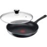 Сковорода з кришкою Tefal Day by Day, 24см, з кришкою, чорний (B5580423UA)