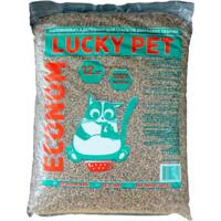 Наполнитель для кошачьего туалета Lucky Pet из древесины эконом 12кг/1л.