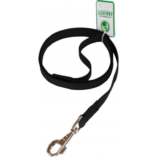 

Поводок для собак Lucky Pet 2*300см капроновый прорезиненный черный