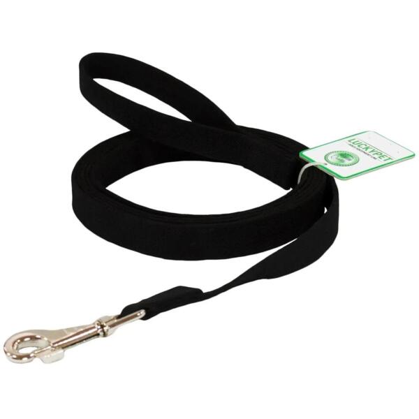 

Поводок для собак Lucky Pet 2,5*120см брезентовый шит черный