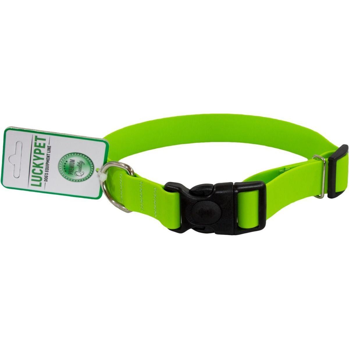 Ошейник для собак Lucky Pet 2,5*25-35см с водонепроницаемой ленты салатовый фото 1