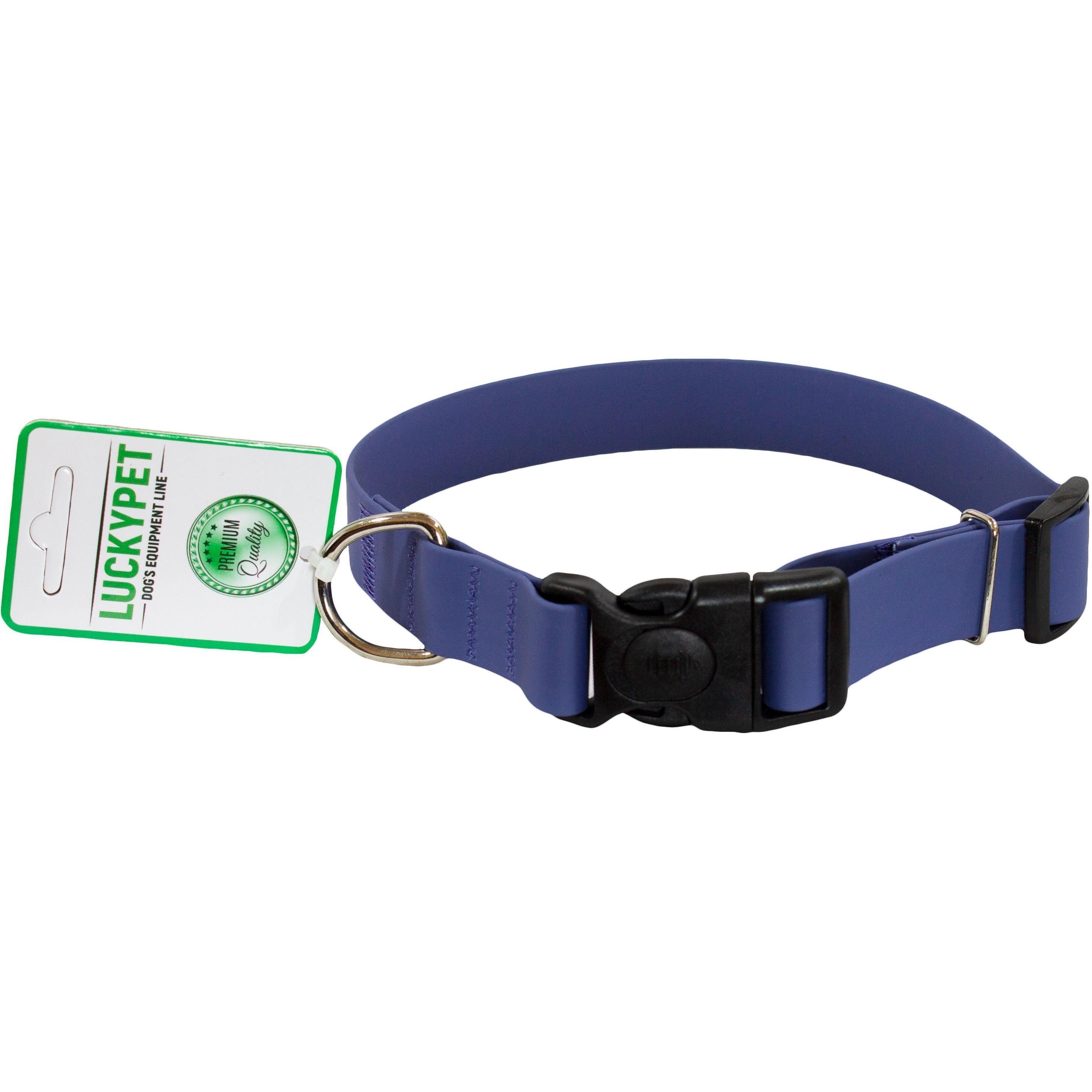 Ошейник для собак Lucky Pet 2,5*25-35см с водонепроницаемой ленты синий фото 1