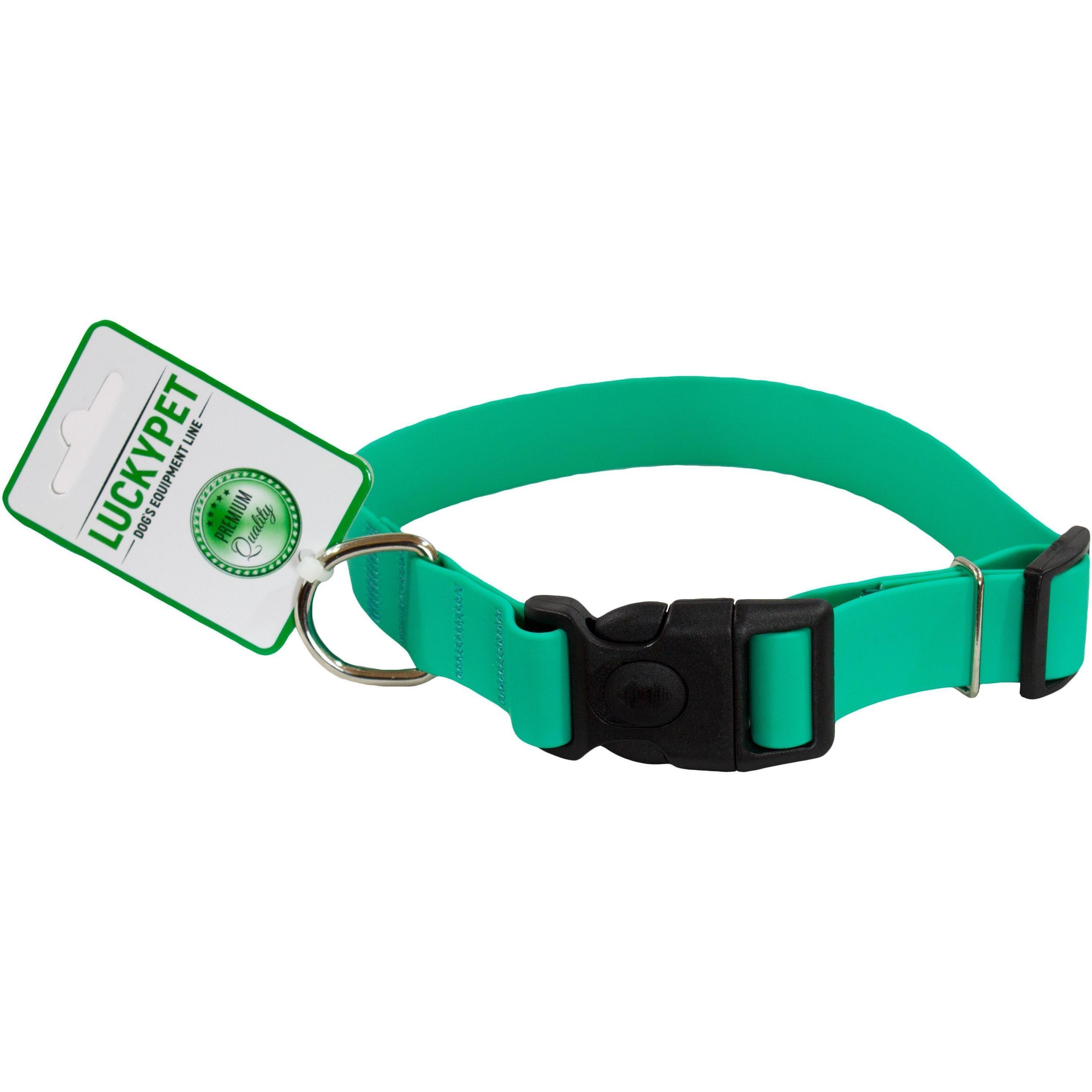 Ошейник для собак Lucky Pet 2,5*37-55см с водонепроницаемой ленты Зелений фото 1