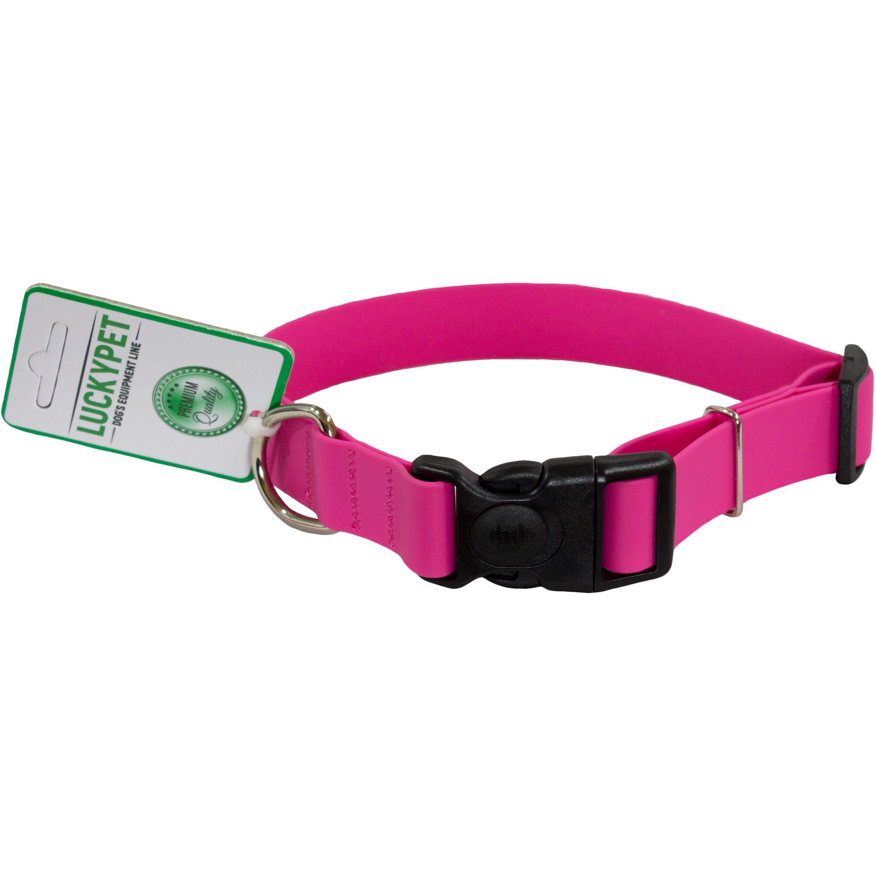 Нашийник для собак Lucky Pet 2,5 * 37-55см з водонепроникною стрічки рожевийфото1