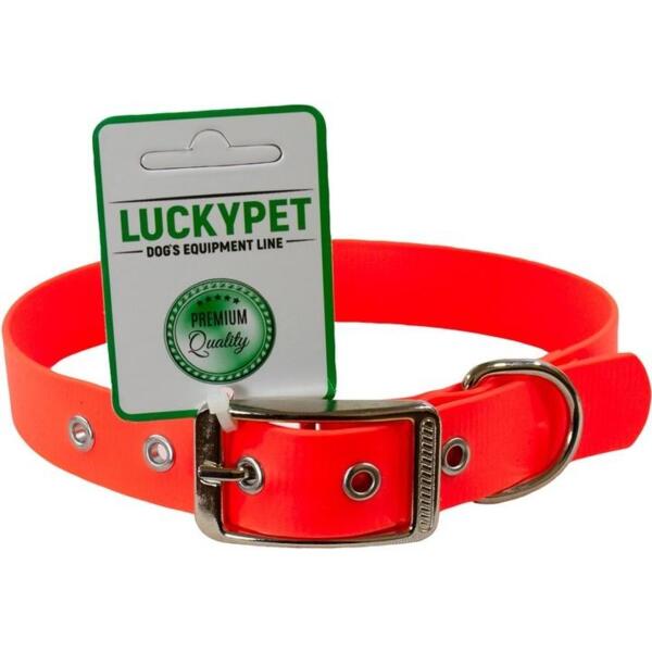 Ошейник для собак Lucky Pet 2,5*35-45см с водонепроницаемой ленты оранжевый