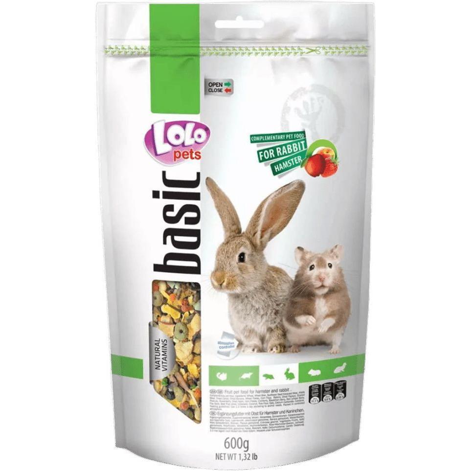 Сухой корм для хомяка и кролика Lolopets Doypack фруктовый 600г (LO-70105) фото 1