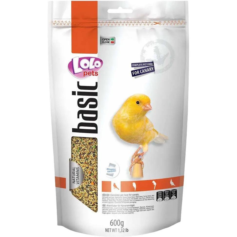 Сухий корм для канарок Lolopets Doypack повнораціонний 600г (LO-70254)фото1