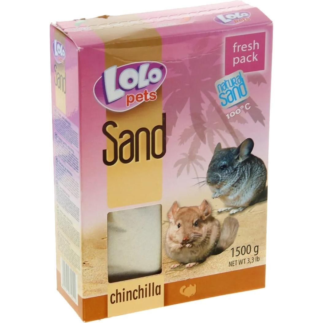Пісок гігієнічний для шиншил Lolopets 1,5кг (LO-71051)фото1