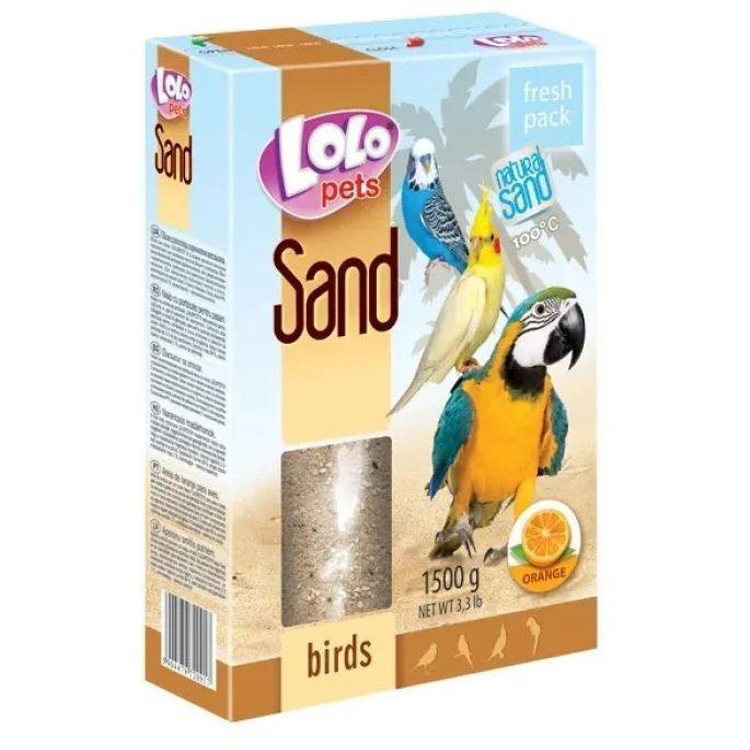 Песок гигиенический для птиц Lolopets с ракушками 1500г (LO-72081) фото 1